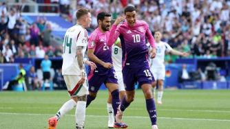 欧洲杯集锦-德国2-0匈牙利取两连胜提前出线 京多安传射穆西亚拉破门