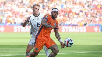 欧洲杯集锦——奥地利三度领先3-2荷兰力压法荷头名出线 荷兰4分小组第三晋级