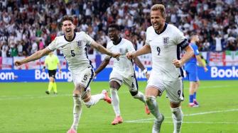 2024欧洲杯：英格兰2-1斯洛伐克进8强 集锦
