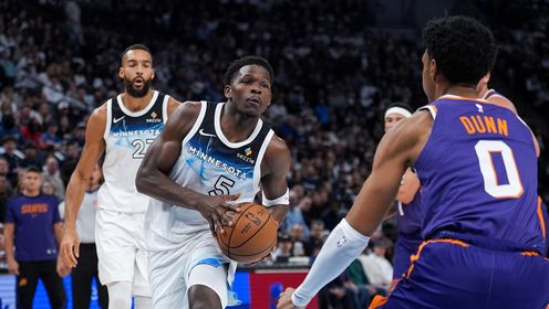 NBA-兰德尔压哨绝杀砍35+7 布克空砍44+6+7 森林狼16分逆转太阳 集锦