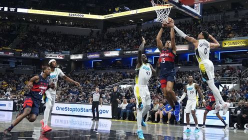 NBA-西亚卡姆22+6+6 哈利伯顿21+9 普尔缺阵 步行者送奇才11连败 集锦